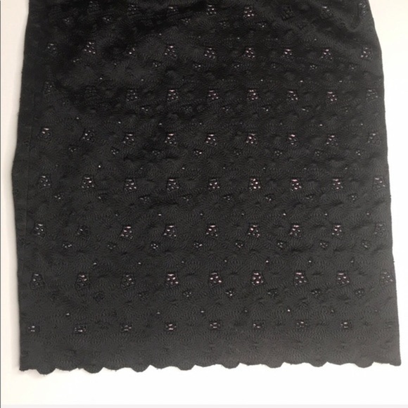 KAY Unger New York Black Eyelet Cocktail Dress 2 - Picture 6 of 7